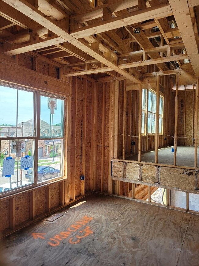 Elegant coffered ceiling in dining room.