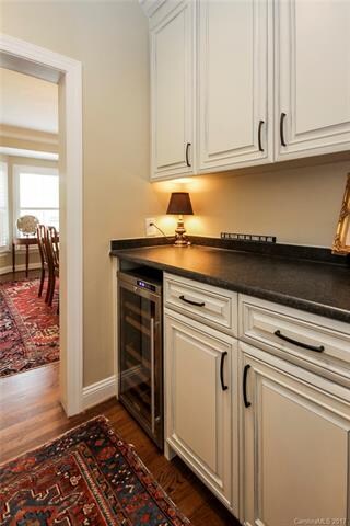 Custom Built Butlers Pantry With Leather Finish Gr