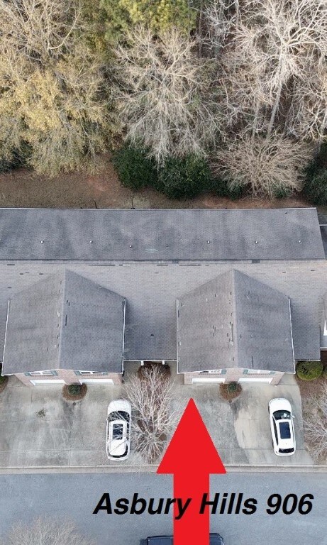 Arial view of unit