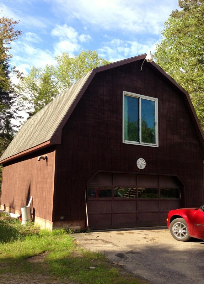 Garage with space above to finish