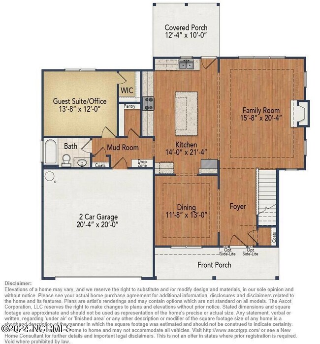 Grantham First Floor Elevation with Disc