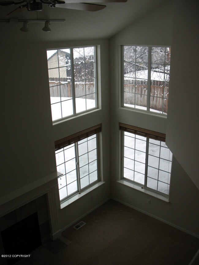 2 stories of windows