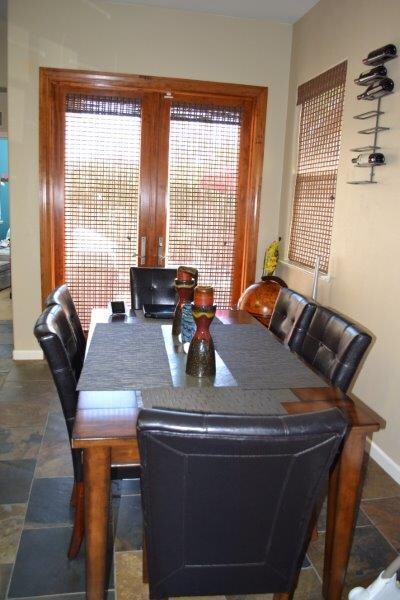 Slate flooring through out the kitchen, hallway & 