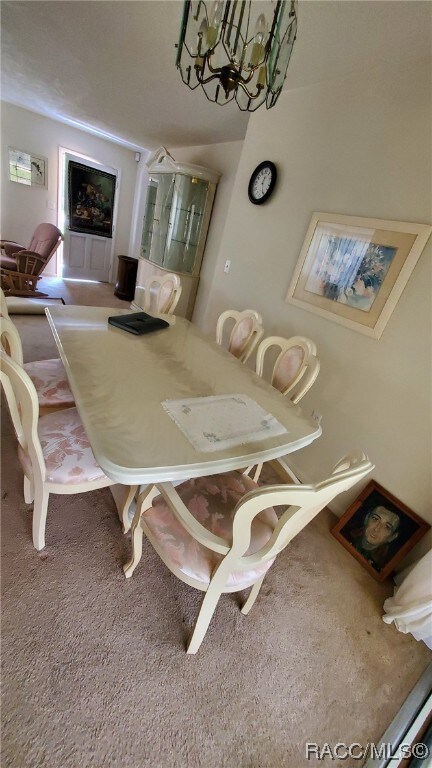 Dining Area, Table 6 chairs + Extension not shown