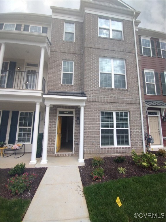 Multi unit property with a balcony