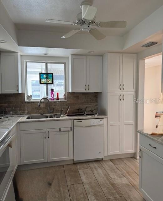 Pretty kitchen with hard-surface counters