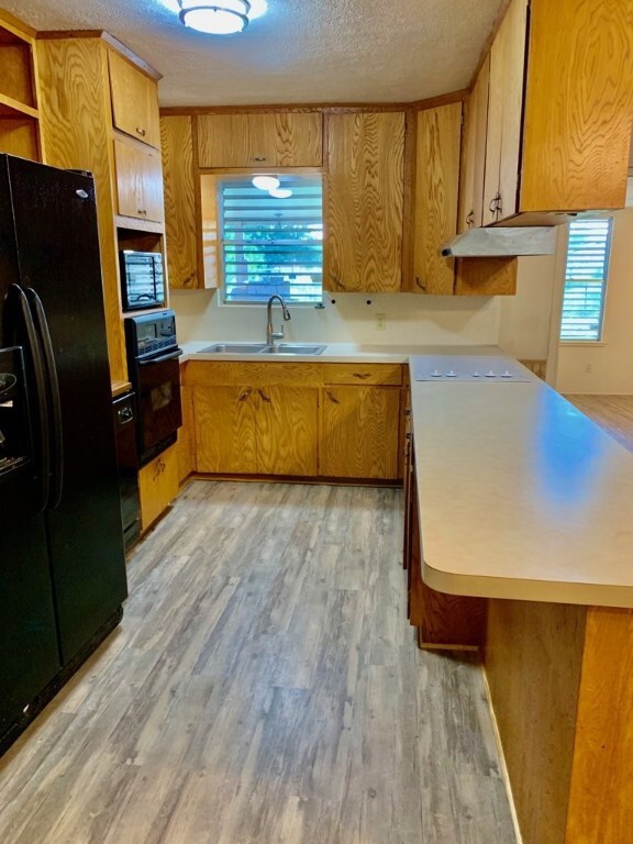 Lots of cabinets for storage