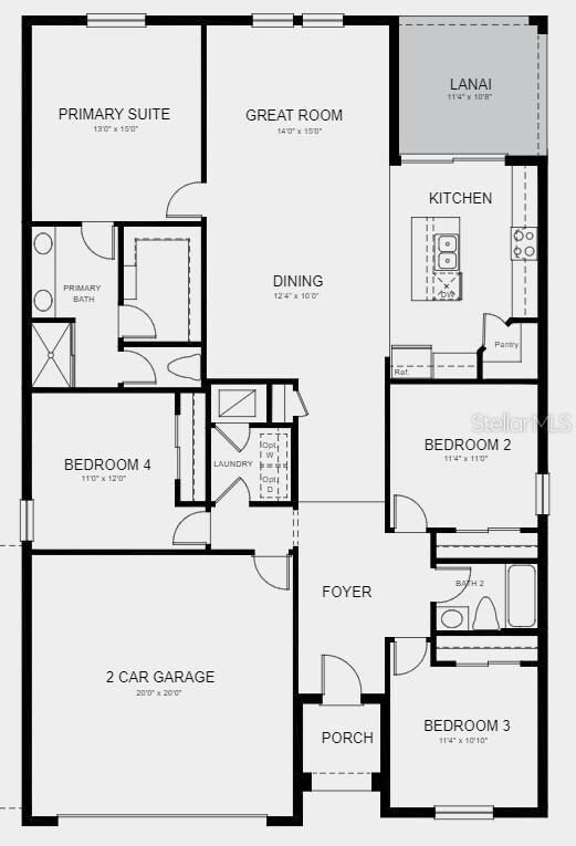 Structural options include: covered lanai.