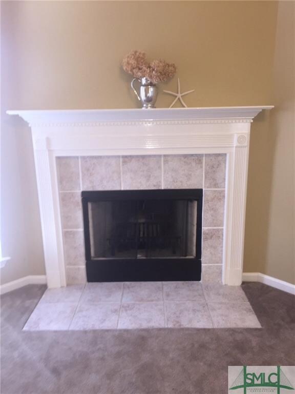 Gorgeous Wood Burning Fireplace