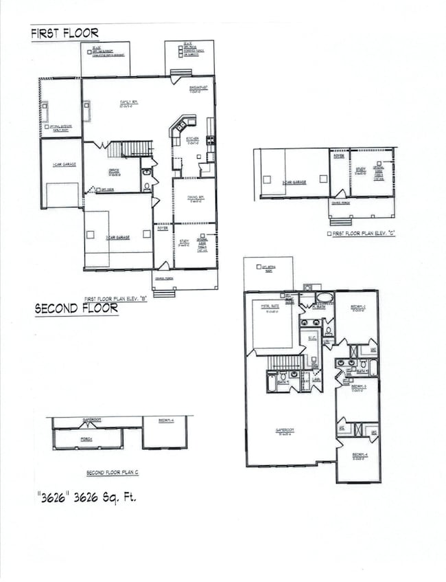 3626 Carlyle Floor Plan