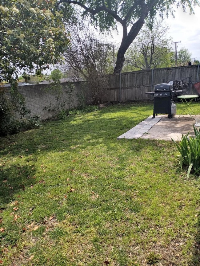 Rare large back yard.
