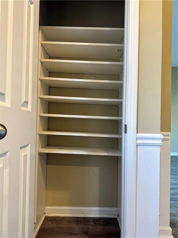 View of closet