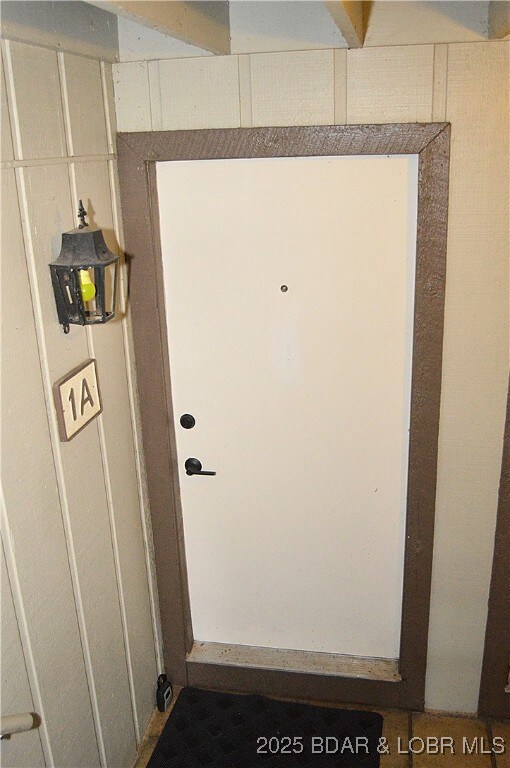 Covered entry area.