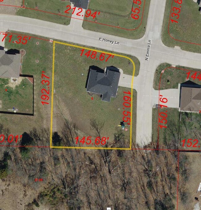 Arial view of 8545 Emma