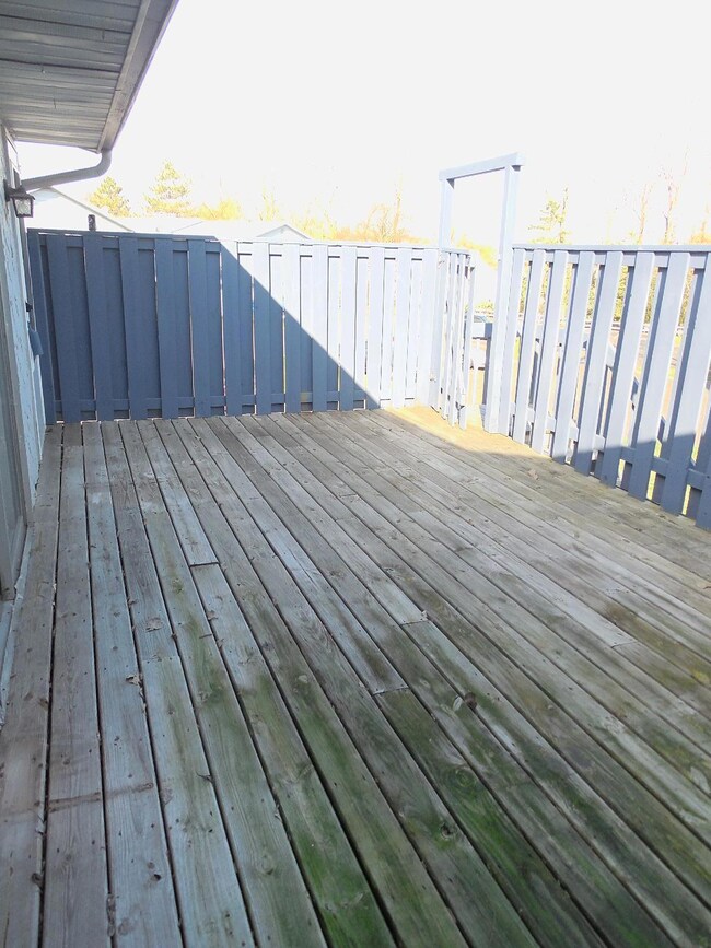 Deck with Privacy fencing