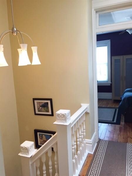 Stair Hall at Second Floor to Master Bedroom