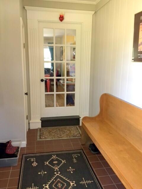 Convenient mudroom