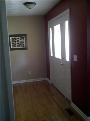 Great Entry Foyer with Hardwood