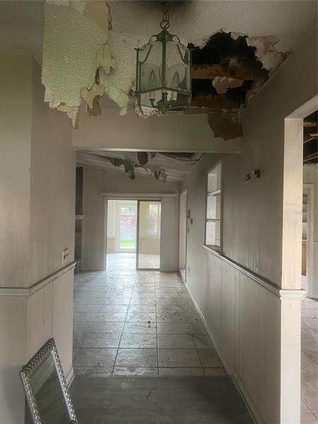 Inside front door