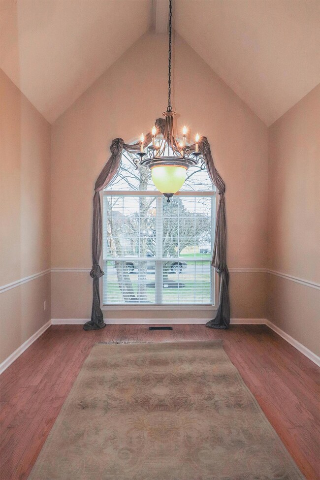 Airy dining room opens to kitchen.  Fresh paint throughout home!    
