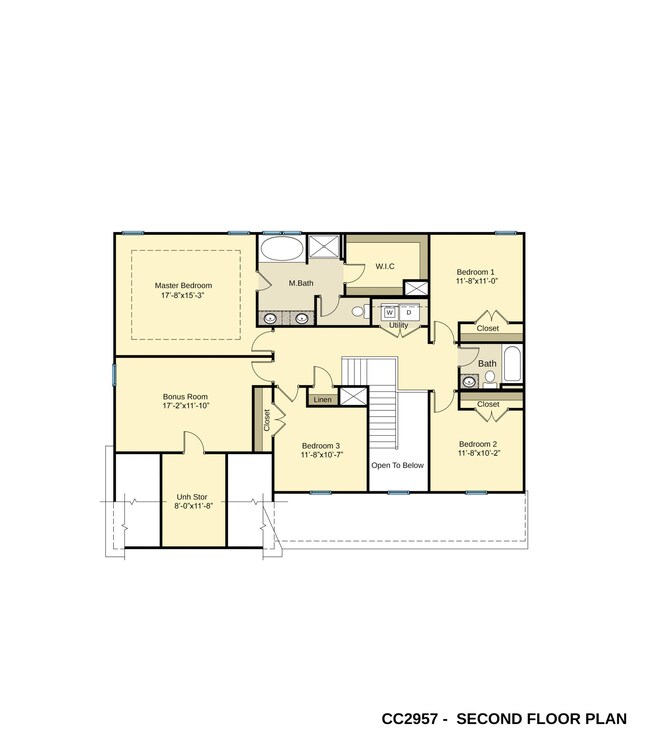 CC2957 Cedar Hill SECOND FLOOR PLAN