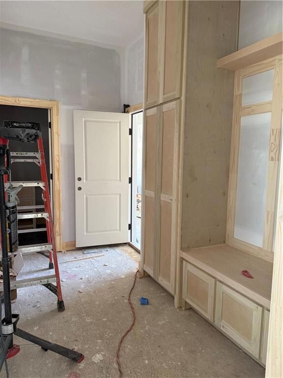 mud room at garage entry photo 11-5-25