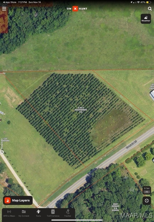 Aerial Photo from Online Map