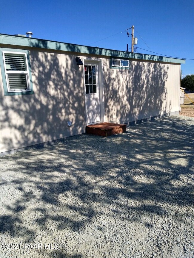 South side of house