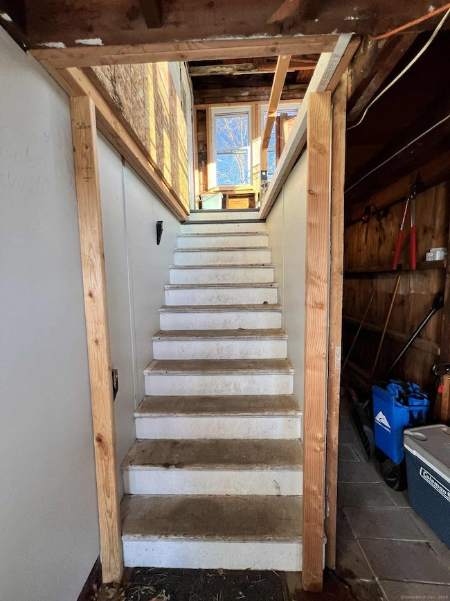 Entry into unit above garage.