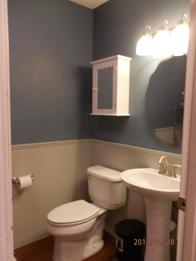 Half bath downstairs