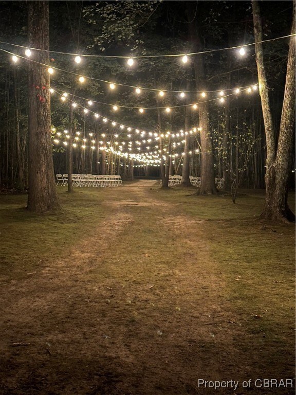 Path to open area.