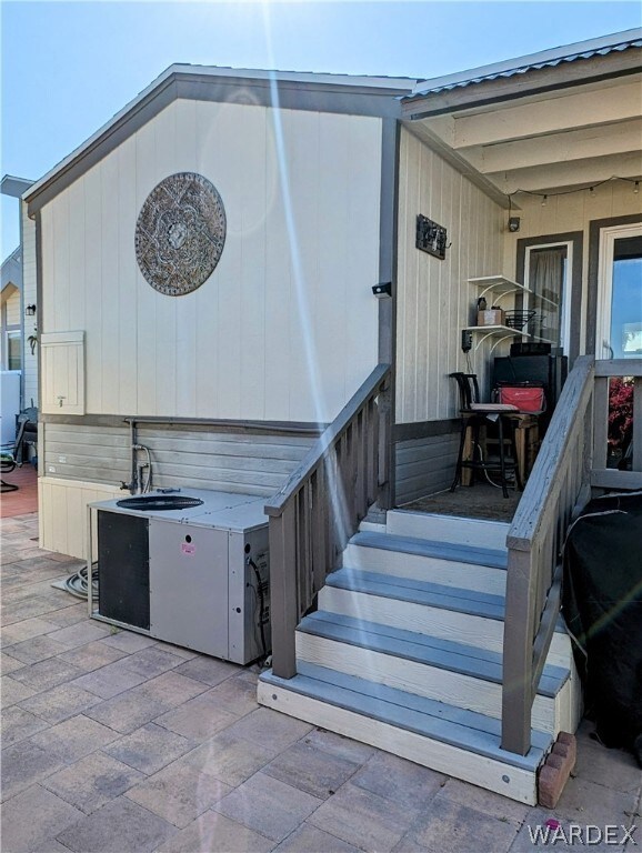 Rear entrance
