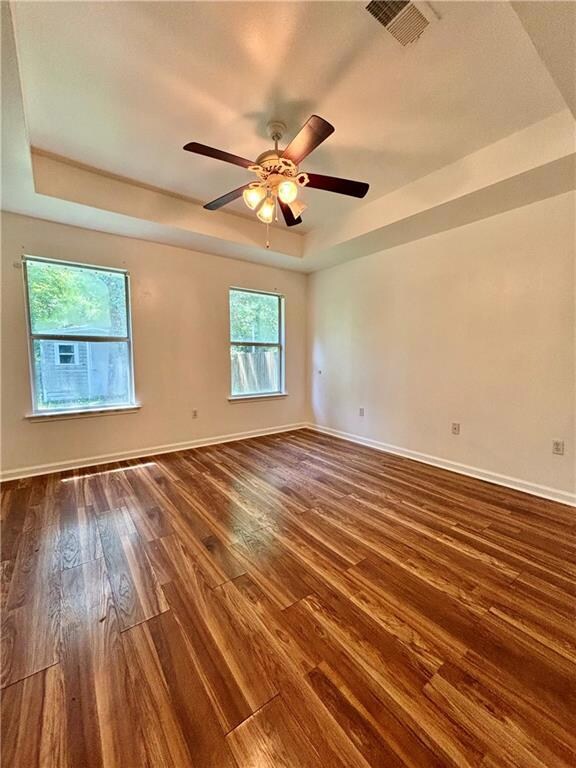 Primary Bedroom with trey ceiling