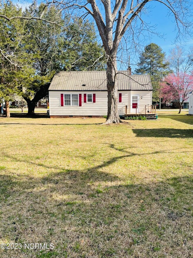 Back of property