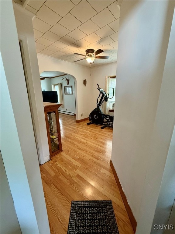 Entry from Kitchen in to Dining Room