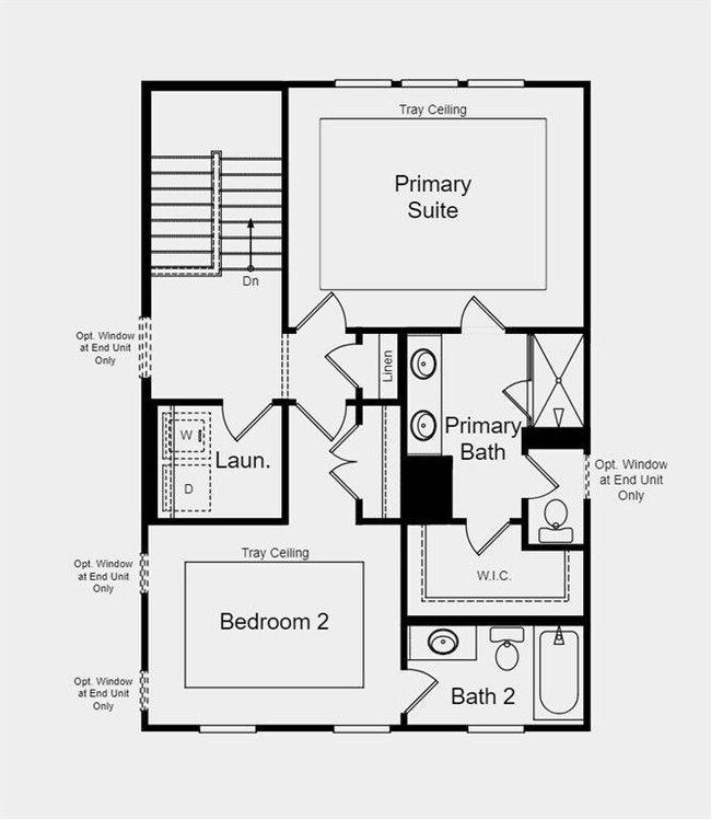 Second Floor Plan - Structural options added inclu