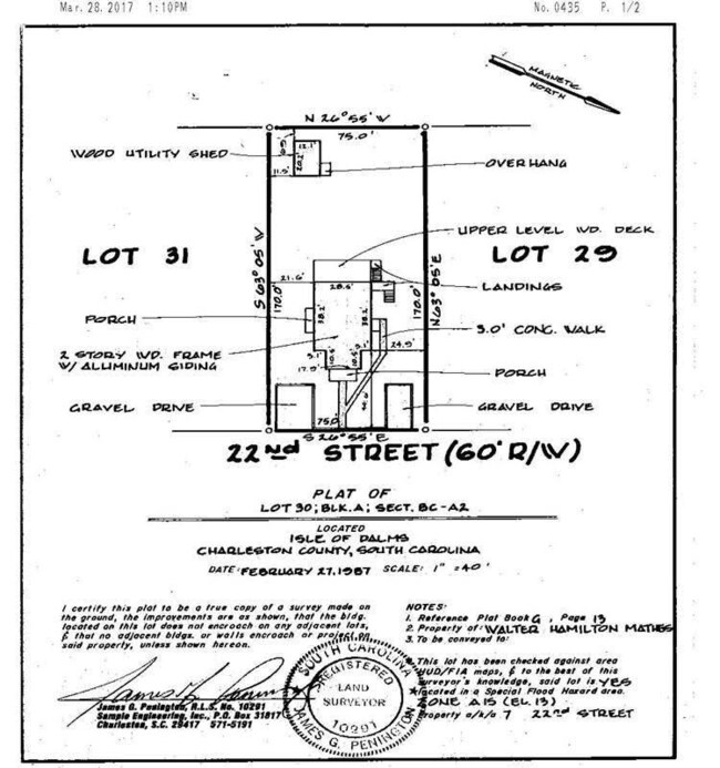 7 22nd Plat Image