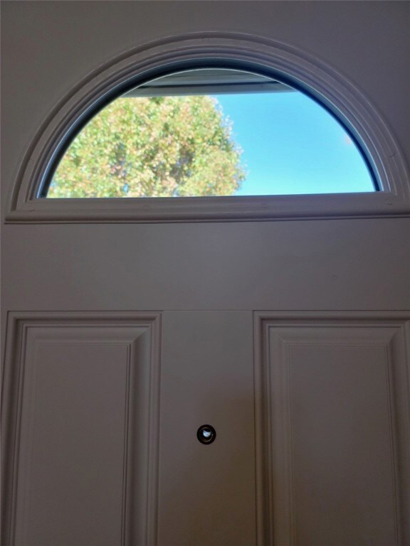 New front door with peephole