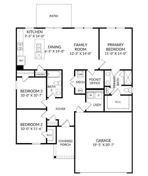 Lot 1 Julep FLoorplan