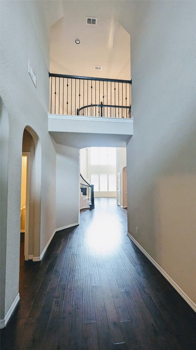 Open 2 stories high  foyer
