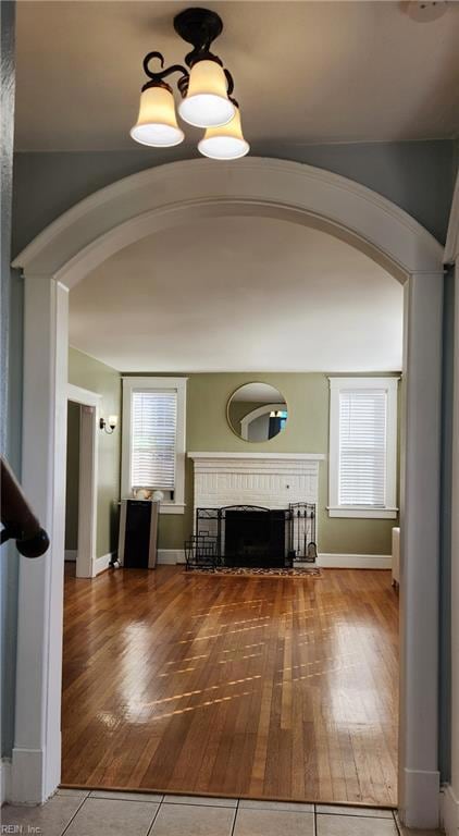 Living Room View from Entrance Foyer