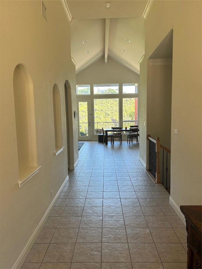 Entry Foyer with art nooks