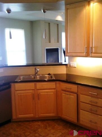 Bar is perfect for conversations and in-kitchen eating.