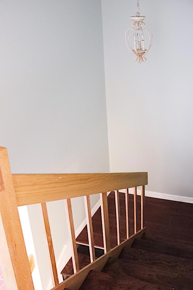 Staircase to second floor.