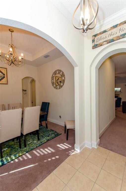 Beautiful Arched Foyer Entry Way
