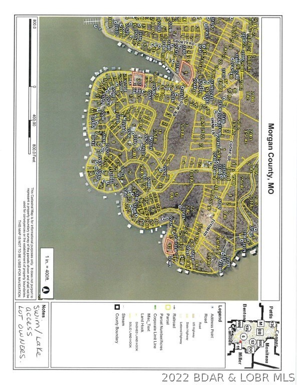 Where the Lake access is for Lot owners
