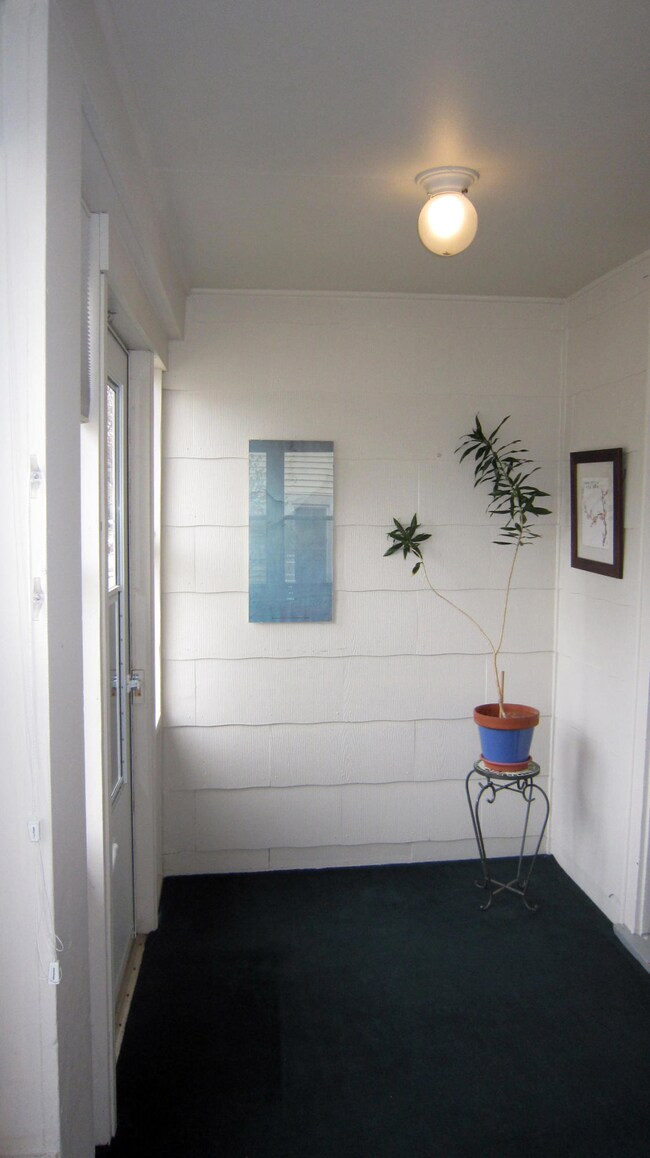 Enclosed front porch