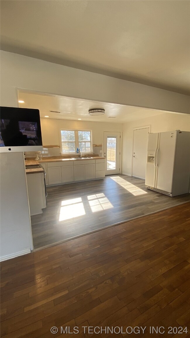 Updated kitchen and refinished original hardwood f