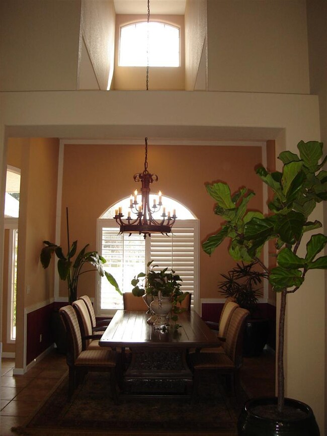 Looking back into dining room from great room.