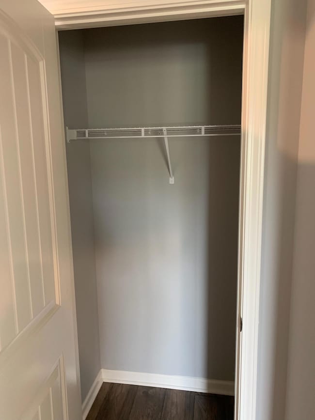 coat closet in foyer